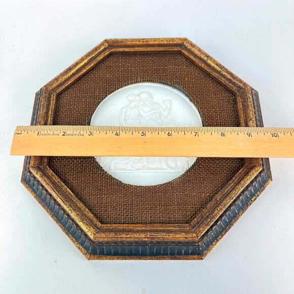 Royal Copenhagen White Bisque Porcelain Wall Plaque Relief Neoclassical - Picture 7 of 7